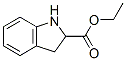 结构式 CAS# 79854-42-5, 吲哚啉-2-羧酸乙酯
