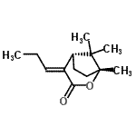CAS 登录号：798554-36-6， (1R,4E,5S)-1,8,8-三甲基-4-亚丙基-2-氧杂双环[3.2.1]辛烷-3-酮