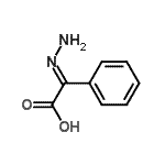 CAS 登录号：79878-65-2， (2E)-亚肼基(苯基)乙酸