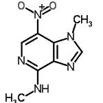 CAS 登录号：799780-76-0， N,1-二甲基-7-硝基-1H-咪唑并[4,5-c]吡啶-4-胺