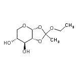 CAS 登录号：799794-98-2， 1,2-O-(1-乙氧基乙基亚基)-alpha-D-吡喃木糖