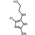 CAS 登录号：799815-12-6， 2-[(4-氯-2-甲基-1H-咪唑-5-基)氨基]乙醇
