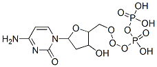 CAS 登录号：800-73-7， [[5-(4-氨基-2-氧代嘧啶-1-基)-3-羟基四氢呋喃-2-基]甲氧基羟基磷酰]氧基膦酸