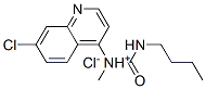 CAS 登录号：80008-10-2， 丁基氨基甲酰甲基-(7-氯喹啉-4-基)氯化铵