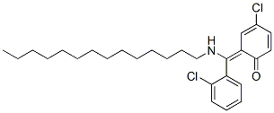 CAS 登录号：80018-20-8， (6E)-4-氯-6-[(2-氯苯基)-(十四烷基氨基)亚甲基]环己-2,4-二烯-1-酮