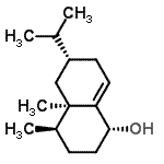 CAS 登录号：800385-96-0， (1R,4R,4aR,6R)-6-异丙基-4,4a-二甲基-1,2,3,4,4a,5,6,7-八氢-1-萘酚