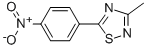 CAS 登录号：800408-77-9， 3-甲基-5-(4-硝基苯基)-1,2,4-噻二唑