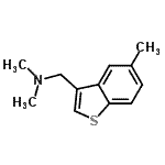 CAS 登录号：801139-70-8， N,N-二甲基-1-(5-甲基-1-苯并噻吩-3-基)甲胺