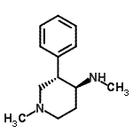 CAS 登录号：801146-40-7， (3S,4S)-N,1-二甲基-3-苯基-4-哌啶胺