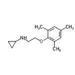 CAS 登录号：801150-52-7， N-[2-(均三甲苯基氧基)乙基]环丙胺