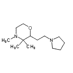 CAS 登录号：801152-66-9， 3,3,4-三甲基-2-[2-(1-吡咯烷基)乙基]吗啉