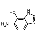 CAS 登录号：801159-51-3， 5-氨基-1H-苯并咪唑-4-醇