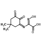 CAS 登录号：801183-22-2， (2E)-[(Z)-(5,5-二甲基-2,3-二氧代环己基亚基)氨基](羟基亚胺)乙酸