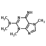 CAS 登录号：801194-39-8， 6-亚氨基-N,N,3,7-四甲基-6,7-二氢-3H-嘌呤-2-胺