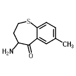 CAS#: 801213-94-5， 4-Amino-7-methyl-3,4-dihydro-1-benzothiepin-5(2H)-one