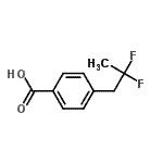 CAS 登录号：801303-54-8， 4-(2,2-二氟丙基)苯甲酸