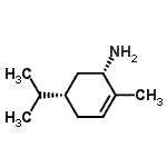 CAS 登录号：80138-52-9， (1S,5S)-5-异丙基-2-甲基-2-环己烯-1-胺