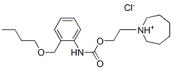 CAS 登录号：80171-83-1， 2-(1-铵基环庚-1-基)乙基 N-[2-(丁氧基甲基)苯基]氨基甲酸酯氯化物