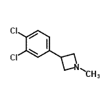 CAS 登录号：801983-03-9， 3-(3,4-二氯苯基)-1-甲基吖丁啶