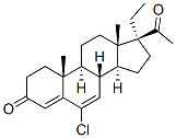CAS 登录号：802-81-3， 6-氯-17-乙基孕甾-4,6-二烯-3,20-二酮