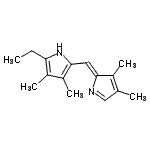CAS 登录号：802000-64-2， 2-[(Z)-(3,4-二甲基-2H-吡咯-2-亚基)甲基]-5-乙基-3,4-二甲基-1H-吡咯