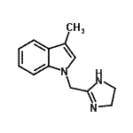 CAS 登录号：802020-06-0， 1-(4,5-二氢-1H-咪唑-2-基甲基)-3-甲基-吲哚