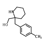 CAS 登录号：802029-64-7， [2-(4-甲基苄基)-2-哌啶基]甲醇