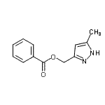 CAS 登录号：802030-85-9， (5-甲基-1H-吡唑-3-基)甲基苯甲酸酯