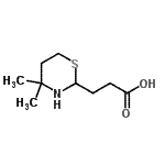 CAS 登录号：802265-13-0， 3-(4,4-二甲基-1,3-噻嗪烷-2-基)丙酸