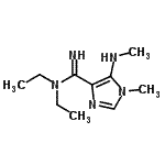 CAS 登录号：802267-15-8， N,N-二乙基-1-甲基-5-(甲基氨基)-1H-咪唑-4-甲脒
