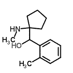 CAS 登录号：802559-25-7， [1-(甲基氨基)环戊基](2-甲基苯基)甲醇