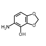 CAS 登录号：802561-50-8， 5-氨基-1,3-苯并二氧戊环-4-醇