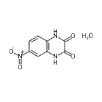 CAS 登录号：80257-46-1， 6-硝基-1,4-二氢喹喔啉-2,3-二酮水合物