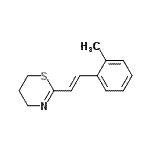 CAS 登录号：802604-04-2， 2-[(E)-2-(2-甲基苯基)乙烯基]-5,6-二氢-4H-1,3-噻嗪