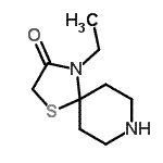 CAS#: 802620-28-6， 4-Ethyl-1-thia-4,8-diazaspiro[4.5]decan-3-one
