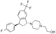 CAS 登录号：80273-79-6， 替氟达嗪