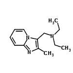CAS 登录号：802842-83-7， N-乙基-N-[(2-甲基咪唑并[1,2-a]吡啶-3-基)甲基]乙胺
