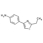 CAS 登录号：802861-22-9， 4-(2-乙基-1,3-噻唑-4-基)苯胺