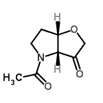 CAS 登录号：802919-00-2， (3aR,6aS)-4-乙酰基四氢-2H-呋喃并[3,2-b]吡咯-3(3aH)-酮