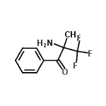 CAS 登录号：803612-83-1， 2-氨基-3,3,3-三氟-2-甲基-1-苯基-1-丙酮