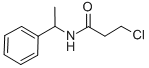 结构式 CAS# 80364-90-5, 3-氯-N-(1-苯基乙基)丙酰胺