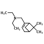CAS 登录号：803650-07-9， N-[(6,6-二甲基双环[3.1.1]庚-2-烯-2-基)甲基]-N-乙基乙胺