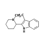 CAS 登录号：803651-86-7， 3-甲基-2-(1-甲基-2-哌啶基)-1H-吲哚