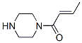 CAS 登录号：80384-98-1， 1-(1-氧代-2-丁烯基)-哌嗪