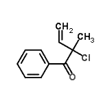 CAS 登录号：80411-55-8， 2-氯-2-甲基-1-苯基-3-丁烯-1-酮