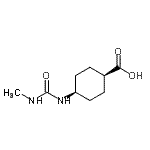 CAS 登录号：80413-66-7， 顺式-4-[(甲基氨基甲酰)氨基]环己烷羧酸