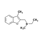 CAS 登录号：804428-17-9， N-甲基-N-[(3-甲基-1-苯并呋喃-2-基)甲基]乙胺