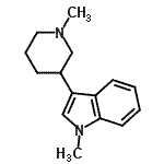 CAS#: 804445-38-3， 1-Methyl-3-(1-methyl-3-piperidinyl)-1H-indole