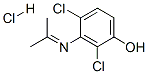 CAS 登录号：80445-29-0， 2,4-二氯-3-[(1-甲基乙亚基)氨基]苯酚盐酸盐