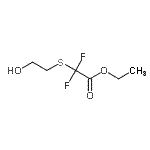 CAS 登录号：804476-64-0， 乙基二氟[(2-羟基乙基)硫基]乙酸酯